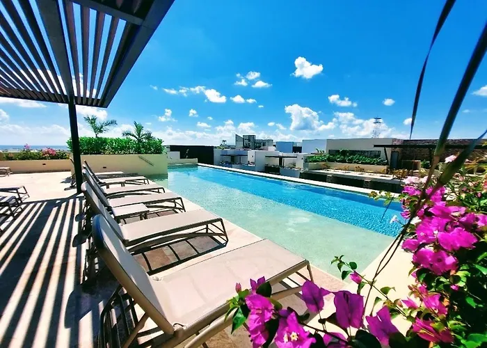 With Pool, Gym And Garage Near 5th And Apartment Playa del Carmen