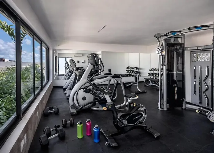 With Pool, Gym And Garage Near 5th And Apartment Playa del Carmen